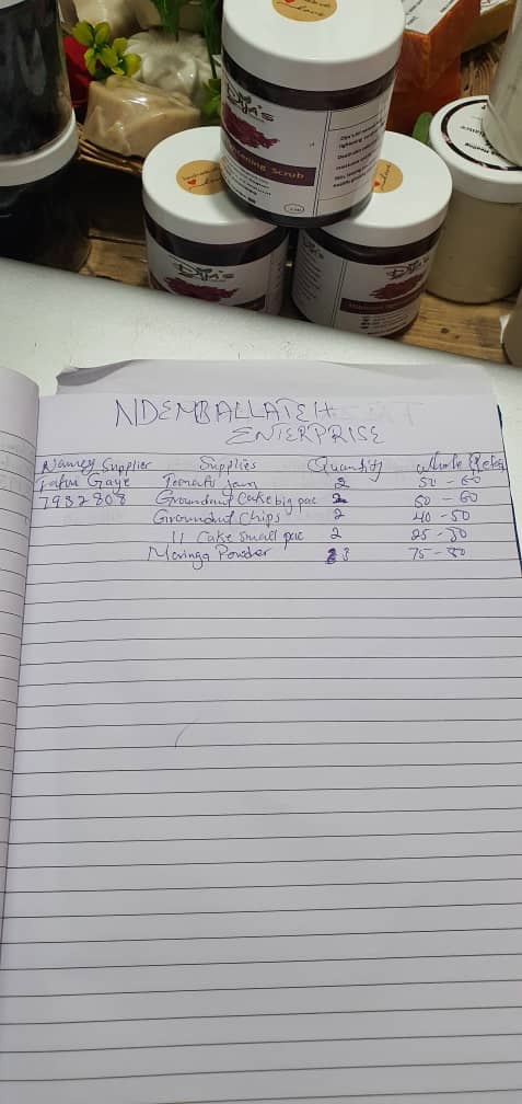 Made-in-Gambia skincare jars